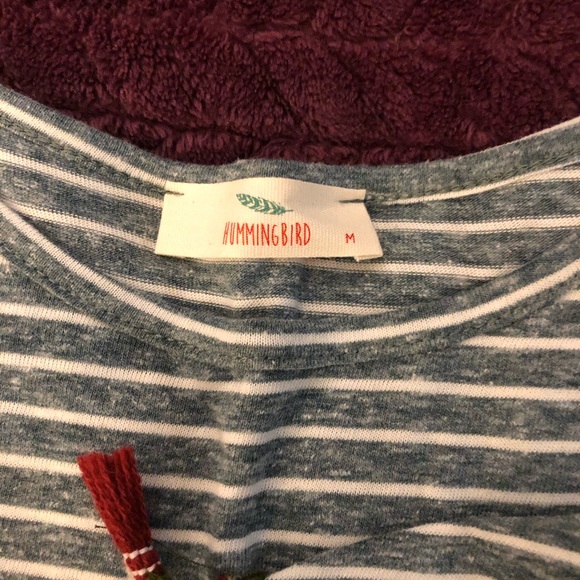 Beans new short sleeved peplum tassel tee. - Picture 5 of 5